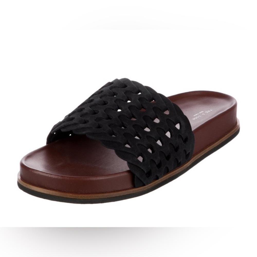 rag & bone Bailey black suede sandals 5.5